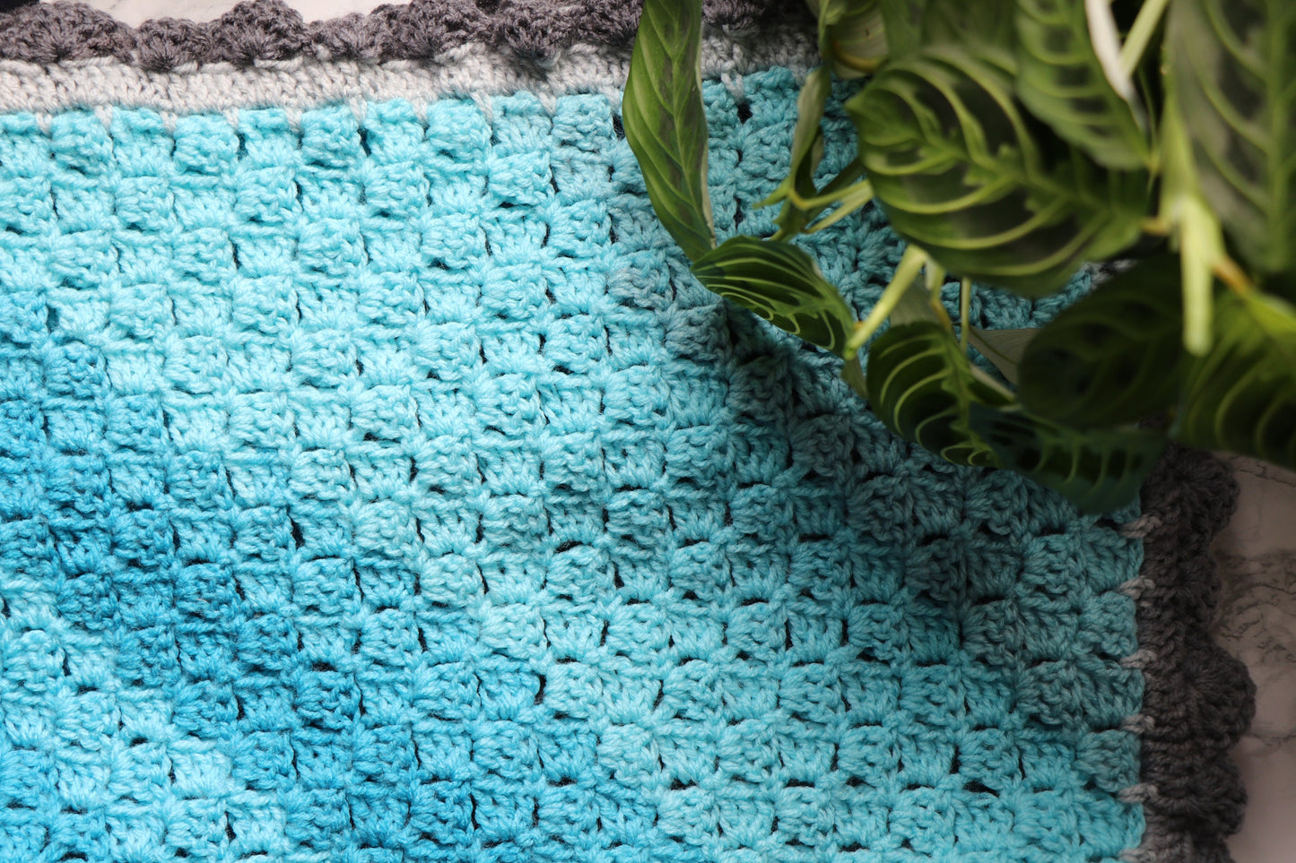 Crochet C2C Blanket Border Pattern - Easy Beginner Tutorial (PDF Download)