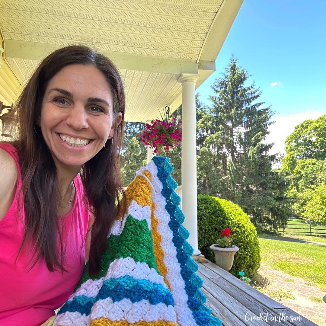 Game Day C2C Crochet Blanket Pattern (PDF Download), Corner to Corner crochet blanket