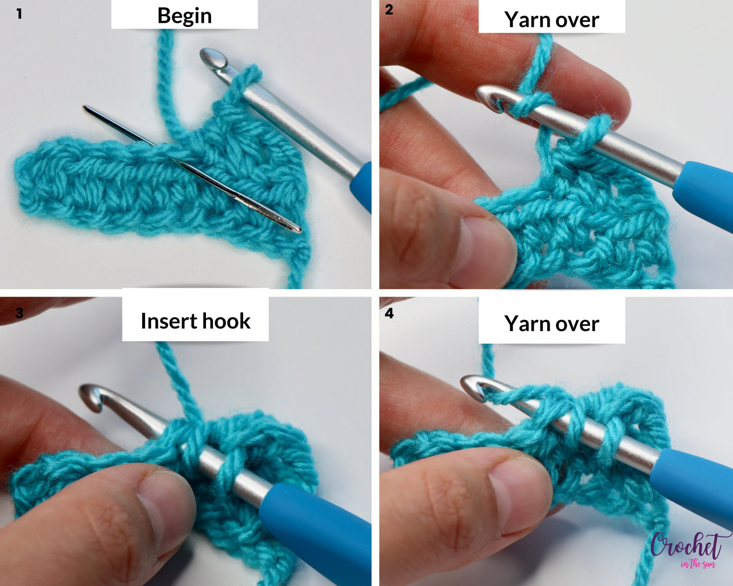 How to Crochet - Beginner's Crochet Guide – Photo Tutorial (PDF Download)
