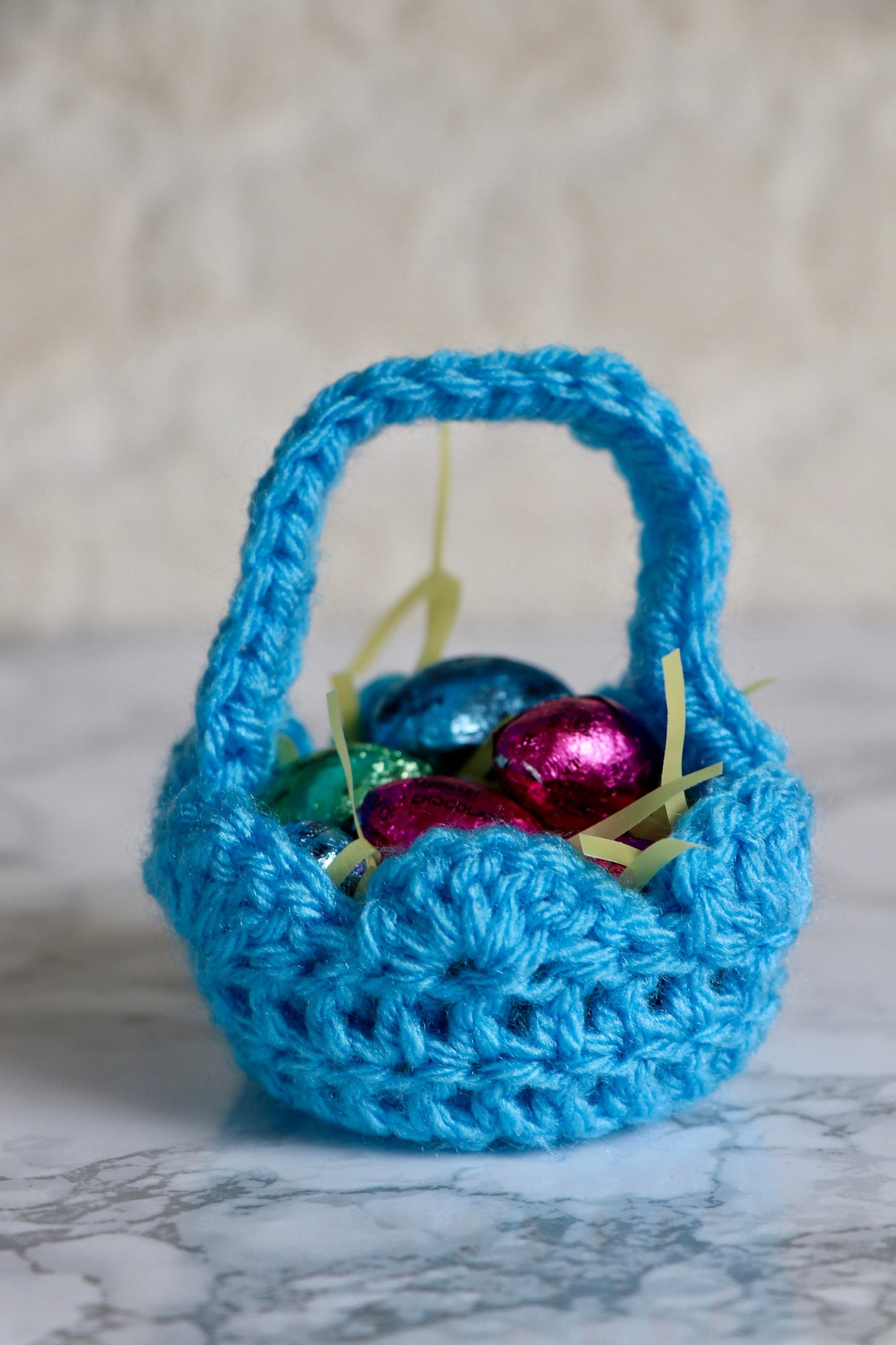 20 minute crochet easter basket, Mini Easter Basket Pattern (PDF Download)