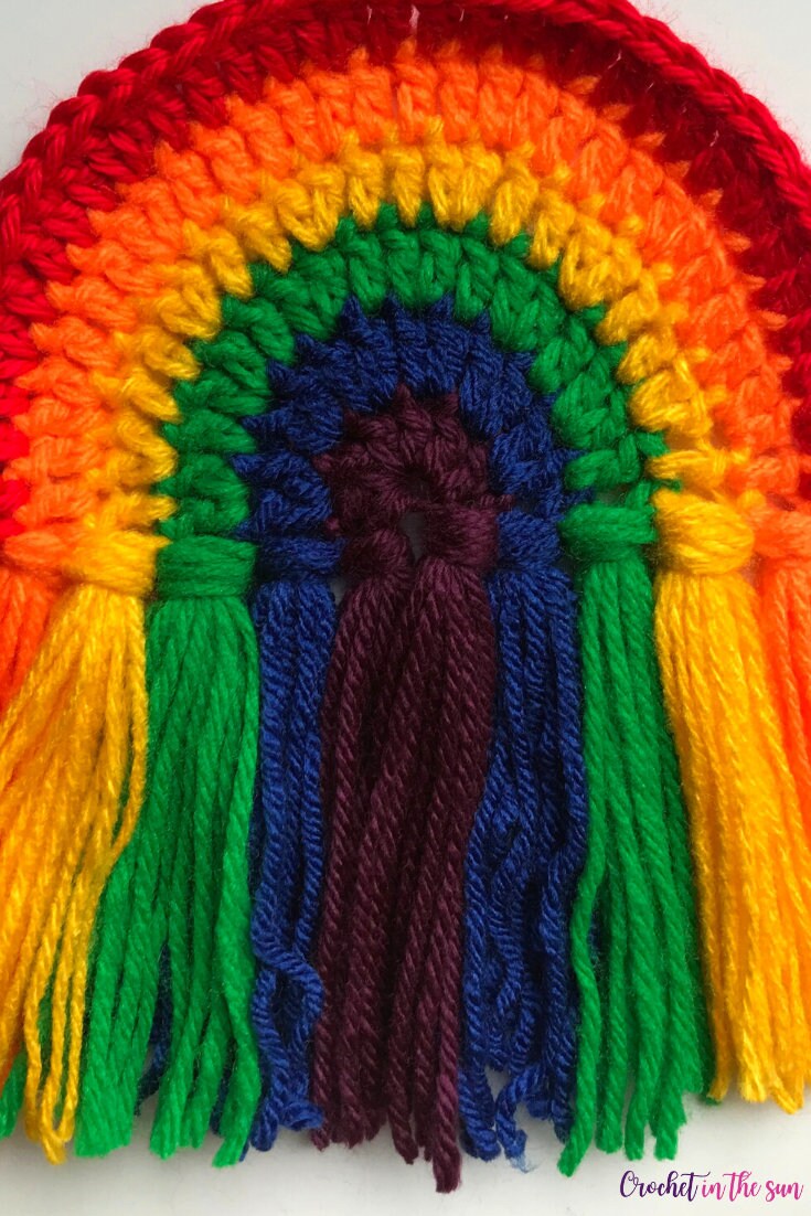 Rainbow Crochet Pattern, Pride Decor, Beginner Friendly (PDF Download)