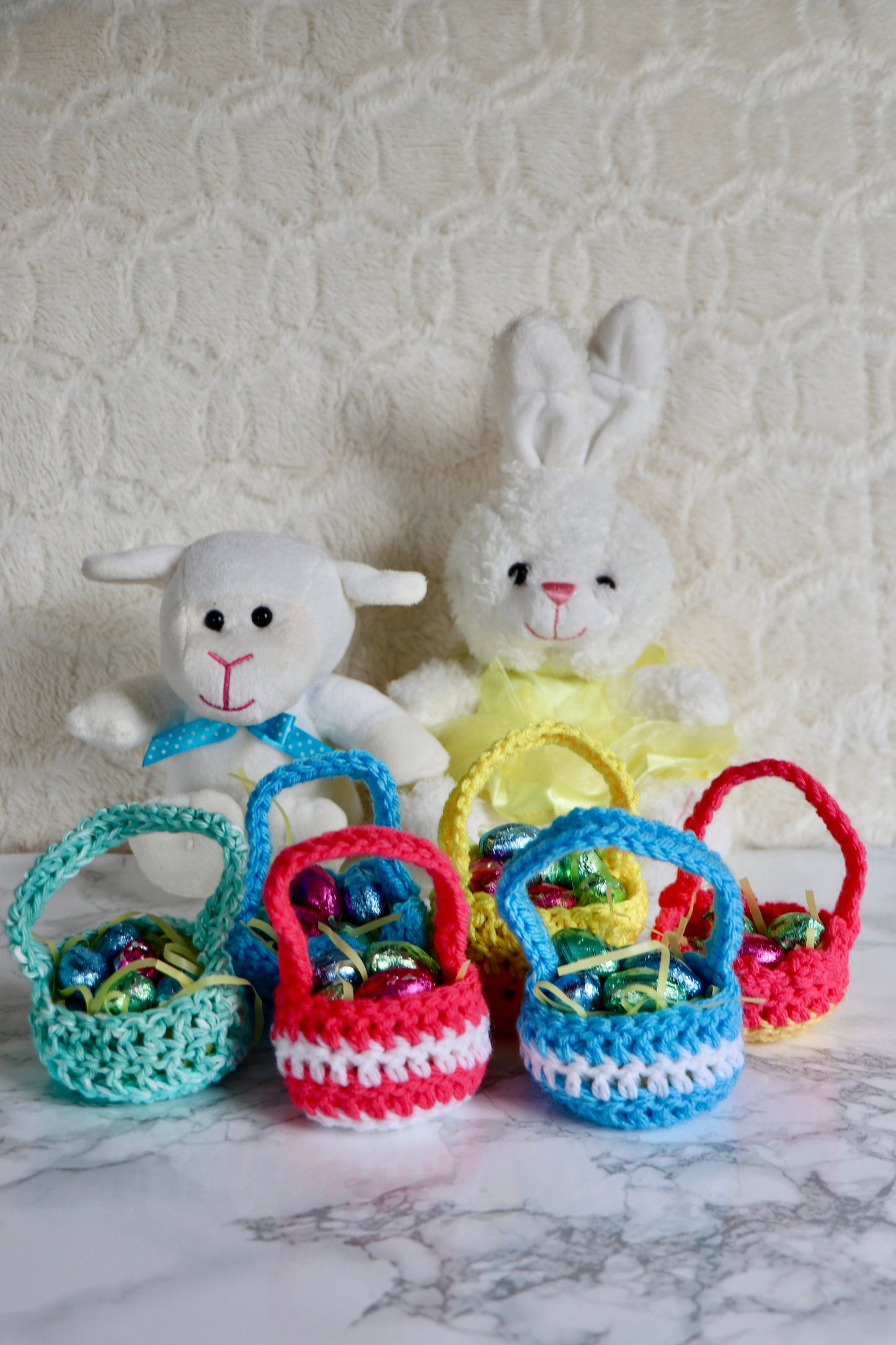 20 minute crochet easter basket, Mini Easter Basket Pattern (PDF Download)