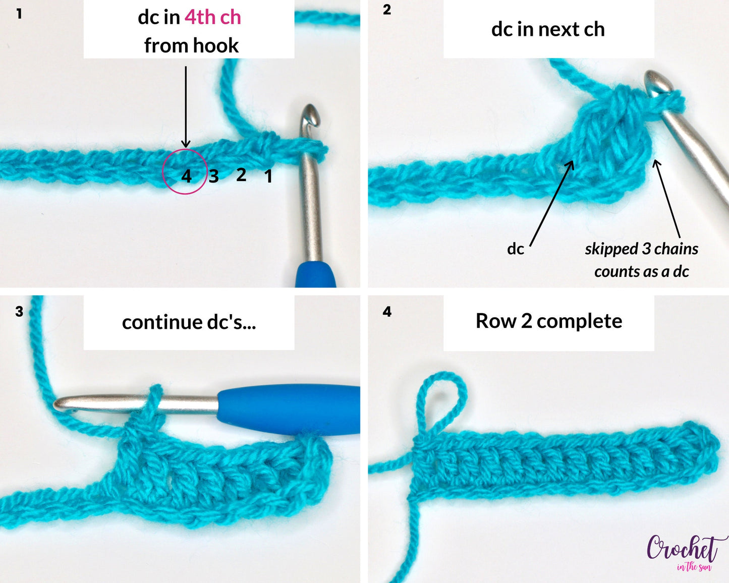 Crochet Scarf Pattern, Easy One Skein Infinity Scarf (PDF Download)