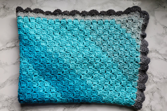 Crochet C2C Blanket Border Pattern - Easy Beginner Tutorial (PDF Download)