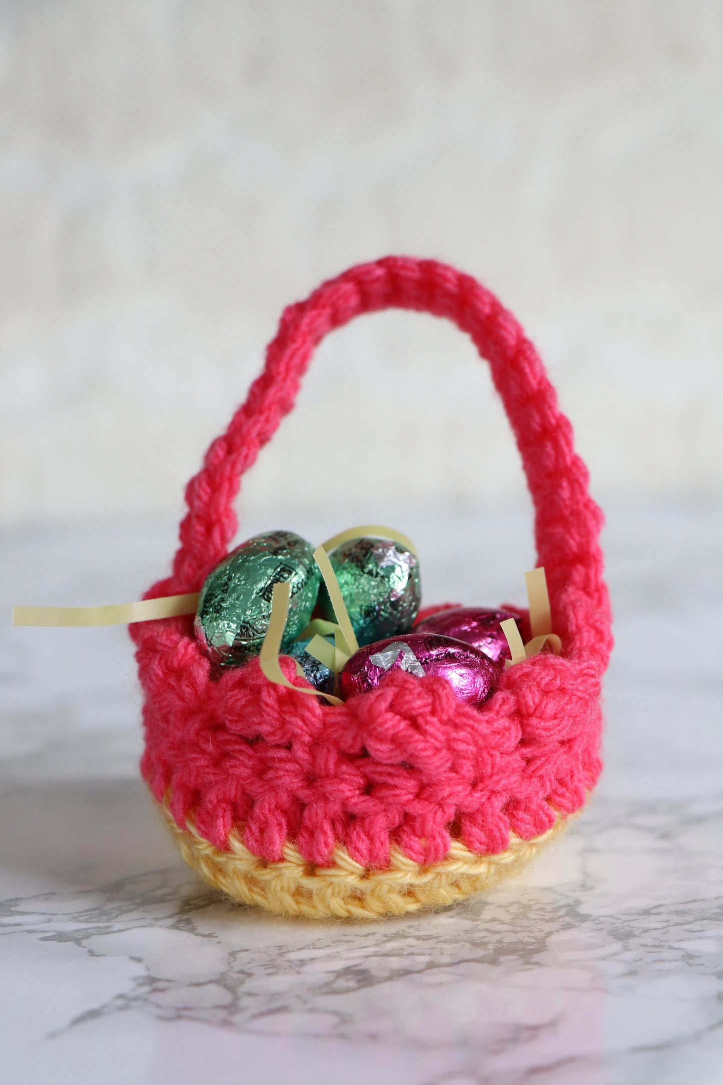 20 minute crochet easter basket, Mini Easter Basket Pattern (PDF Download)