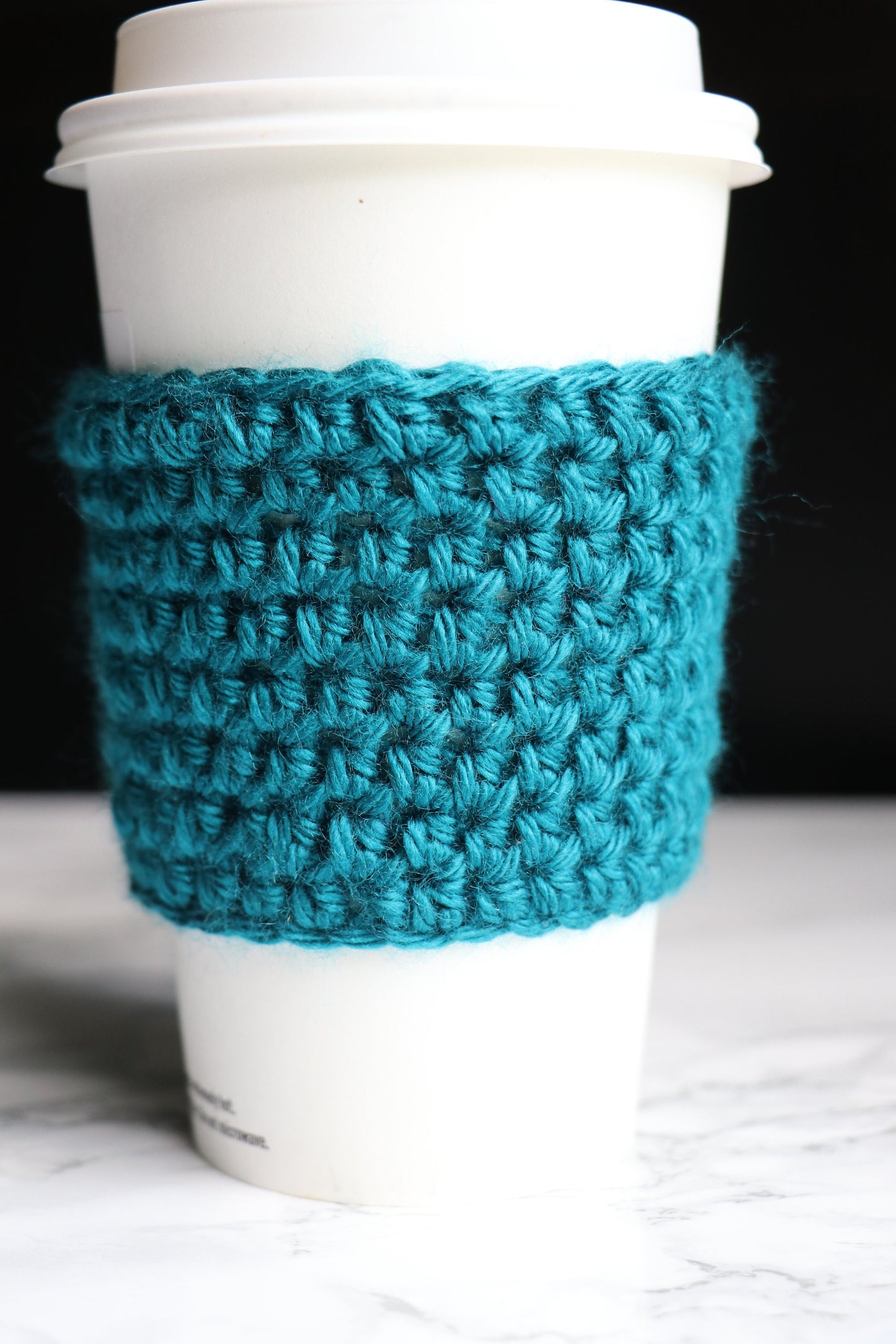 Crochet Cup Cozy Pattern, Easy 30-Minute Beginner Project (PDF Download)