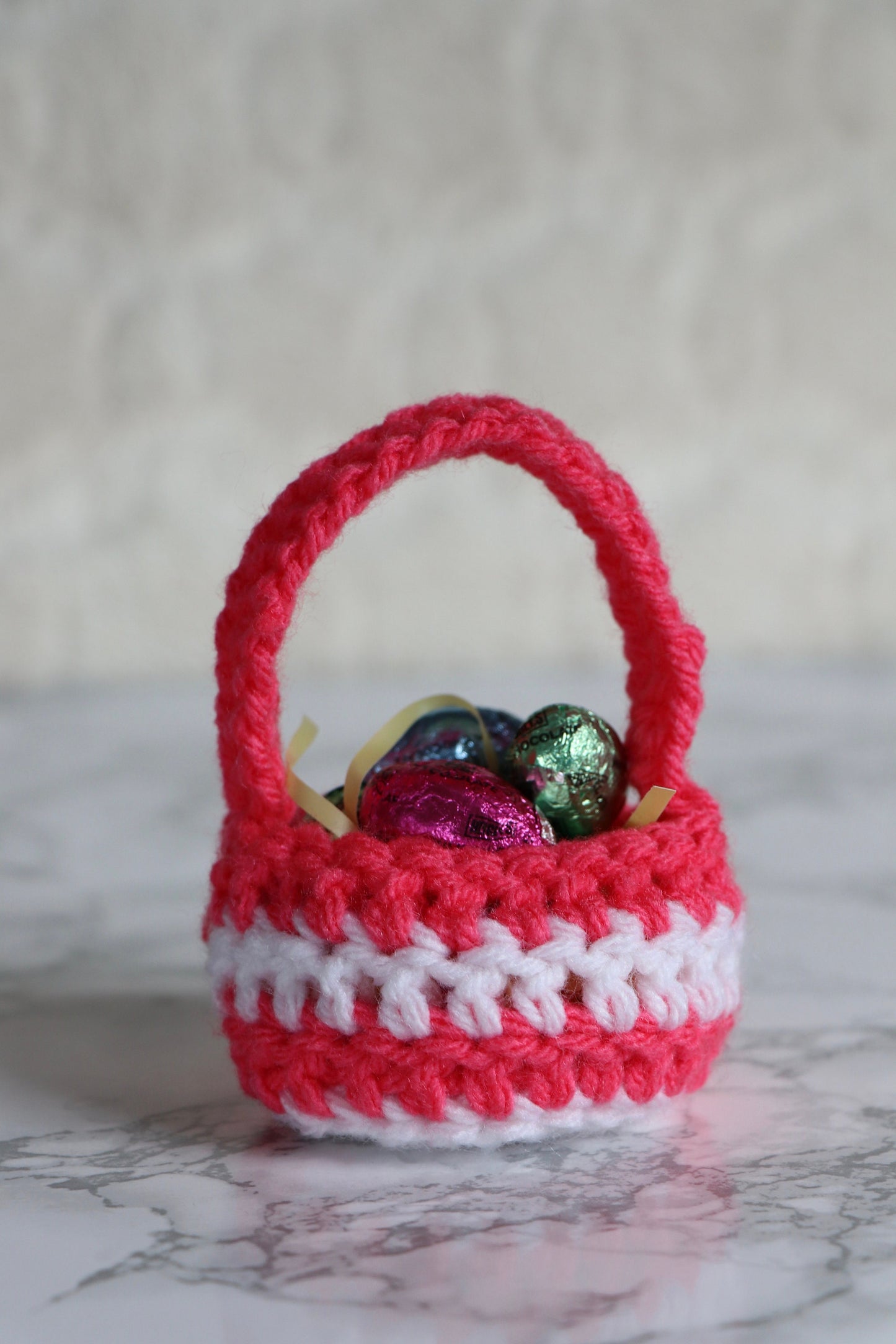 20 minute crochet easter basket, Mini Easter Basket Pattern (PDF Download)