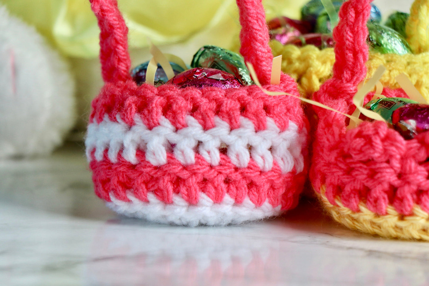 20 minute crochet easter basket, Mini Easter Basket Pattern (PDF Download)