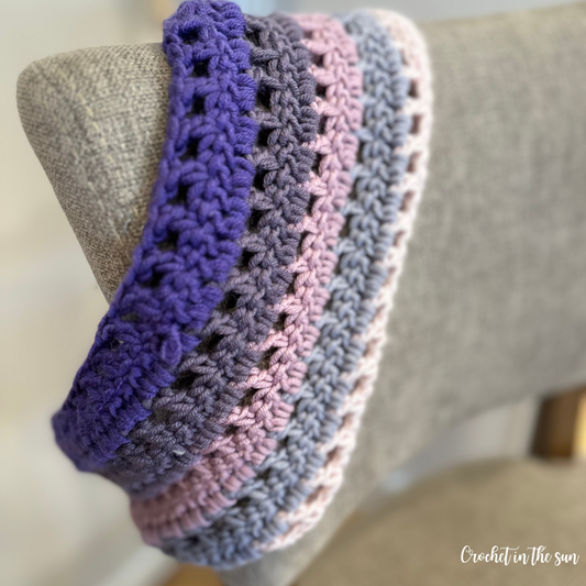 1 Hour cowl - Quick crochet Scarf (PDF Download)