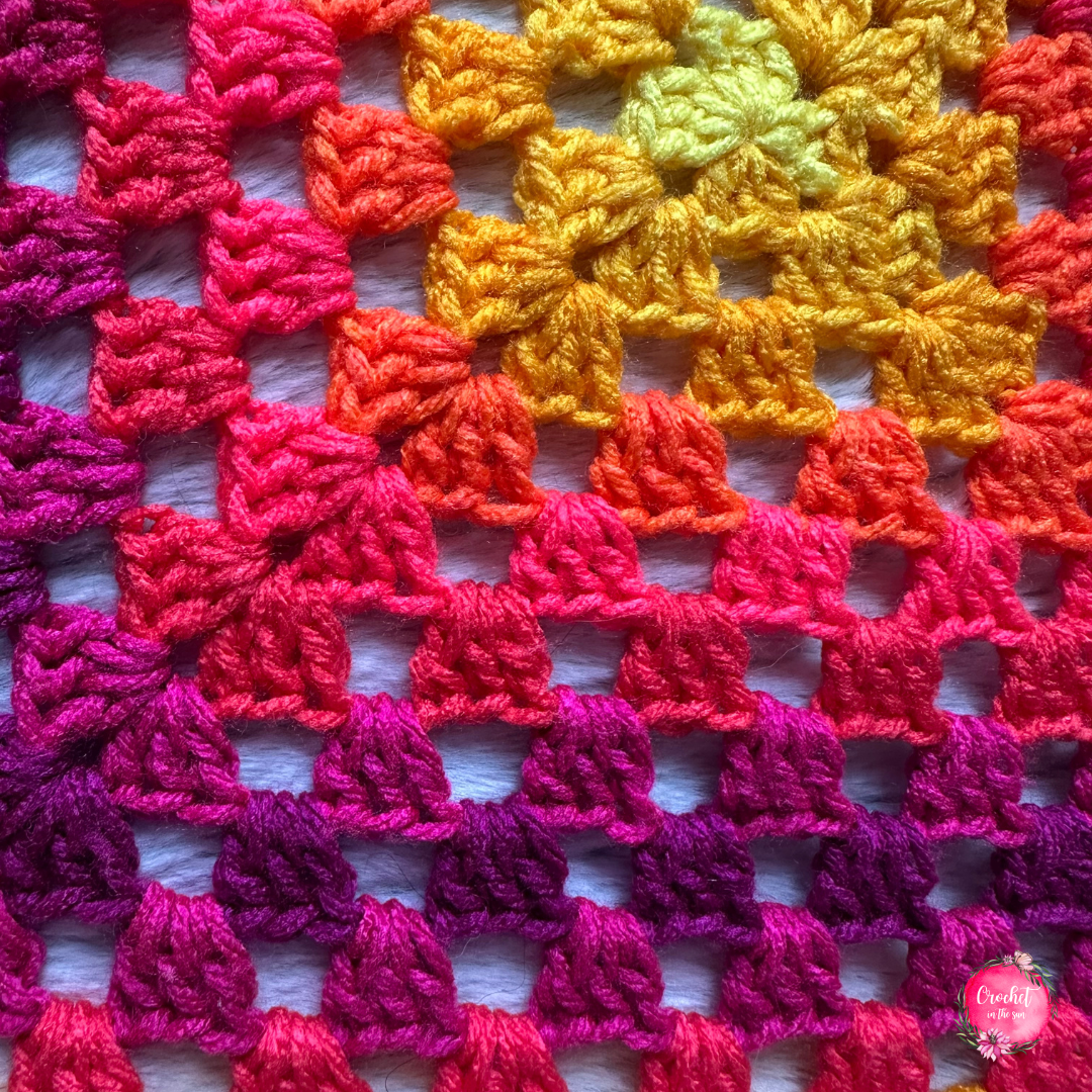 Granny Square Crochet Pattern - Beginner Friendly Blanket (PDF Download)