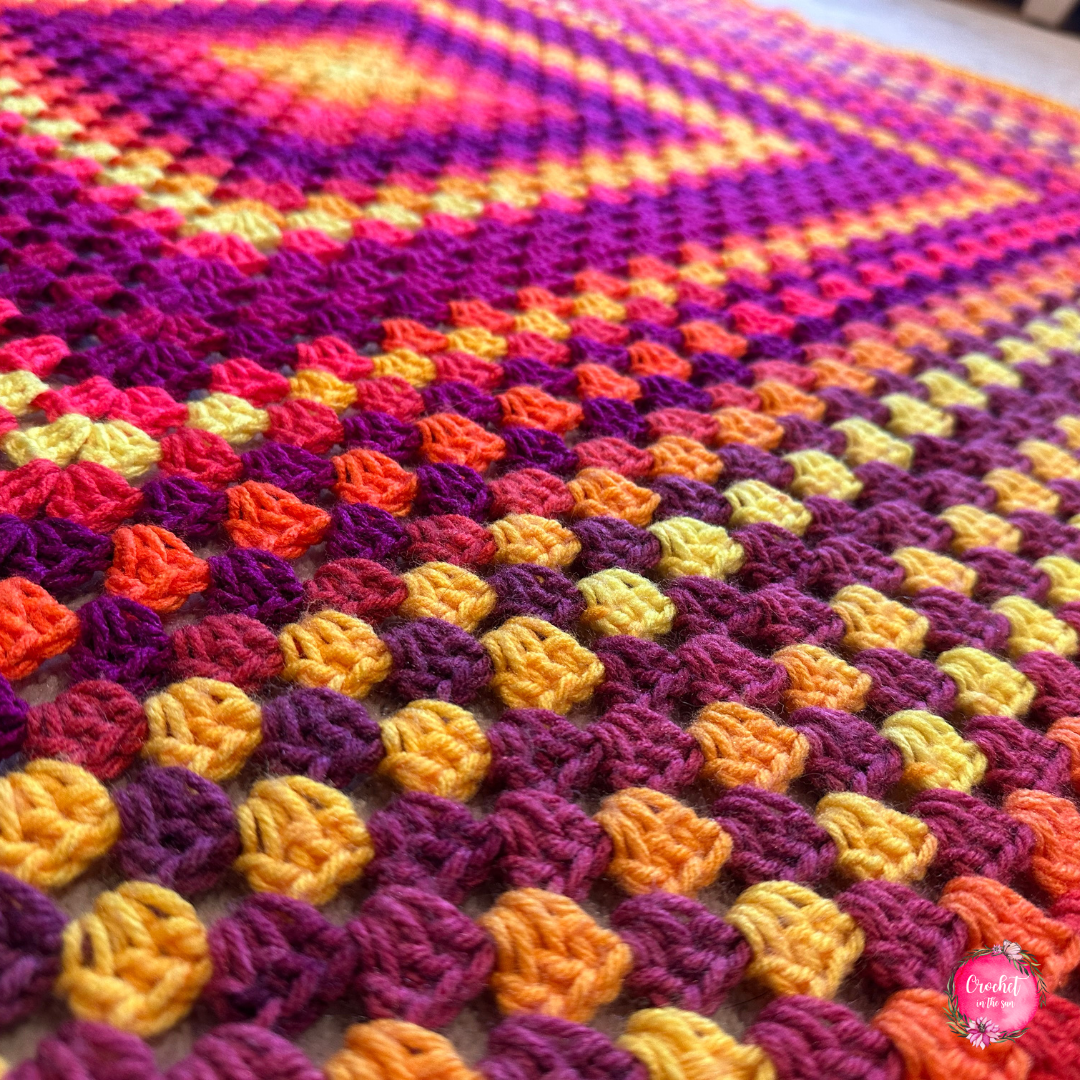 Granny Square Crochet Pattern - Beginner Friendly Blanket (PDF Download)