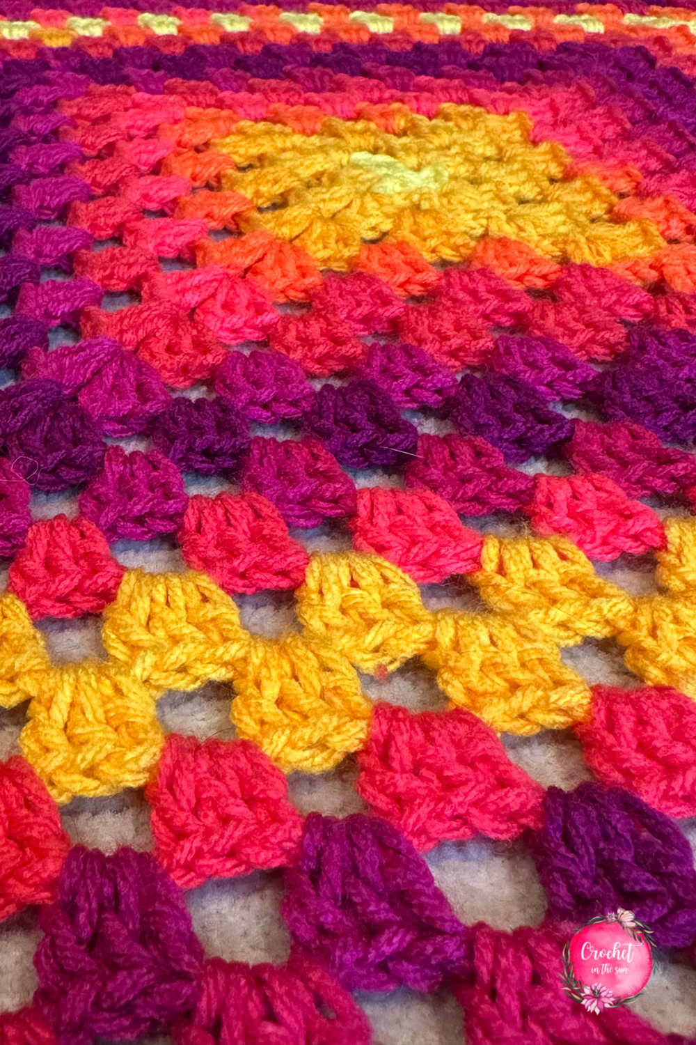 Granny Square Crochet Pattern - Beginner Friendly Blanket (PDF Download)