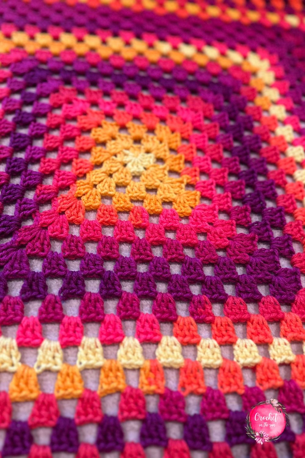 Granny Square Crochet Pattern - Beginner Friendly Blanket (PDF Download)