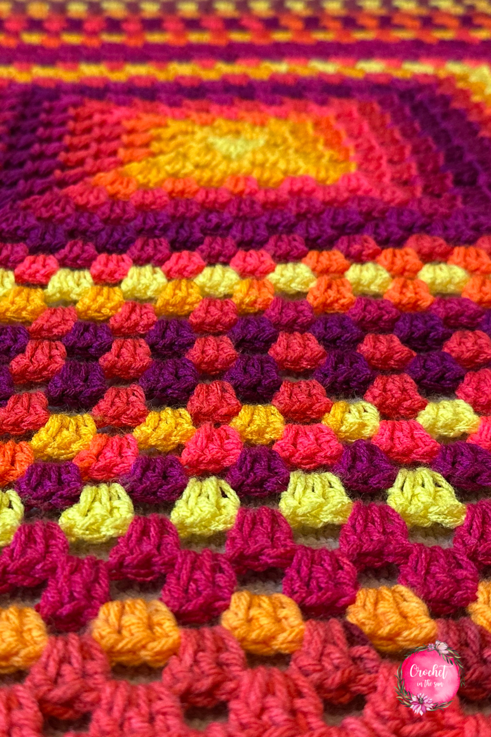 Granny Square Crochet Pattern - Beginner Friendly Blanket (PDF Download)
