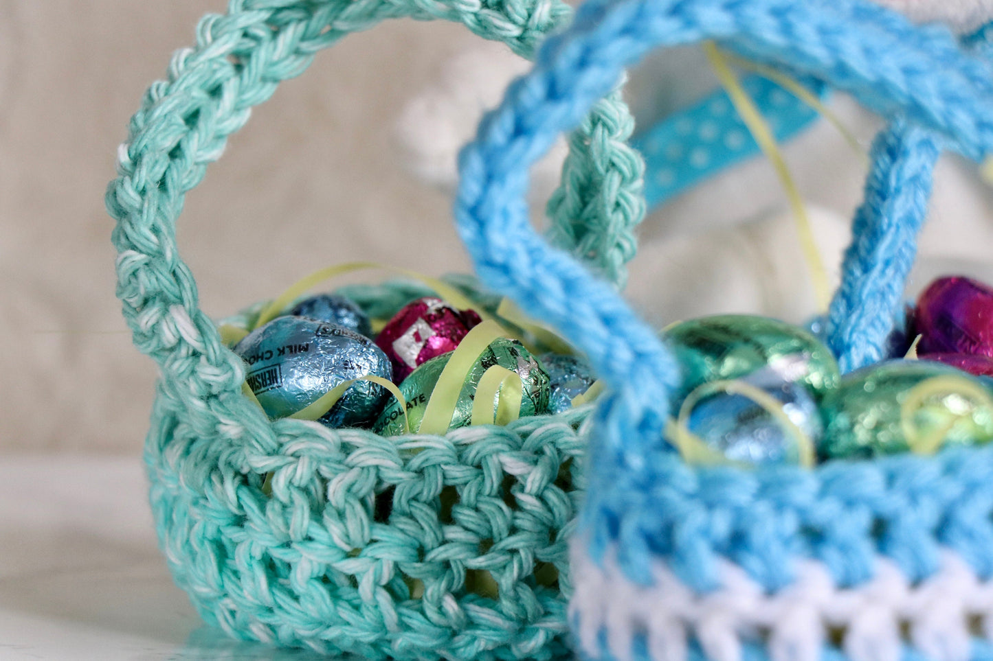 20 minute crochet easter basket, Mini Easter Basket Pattern (PDF Download)