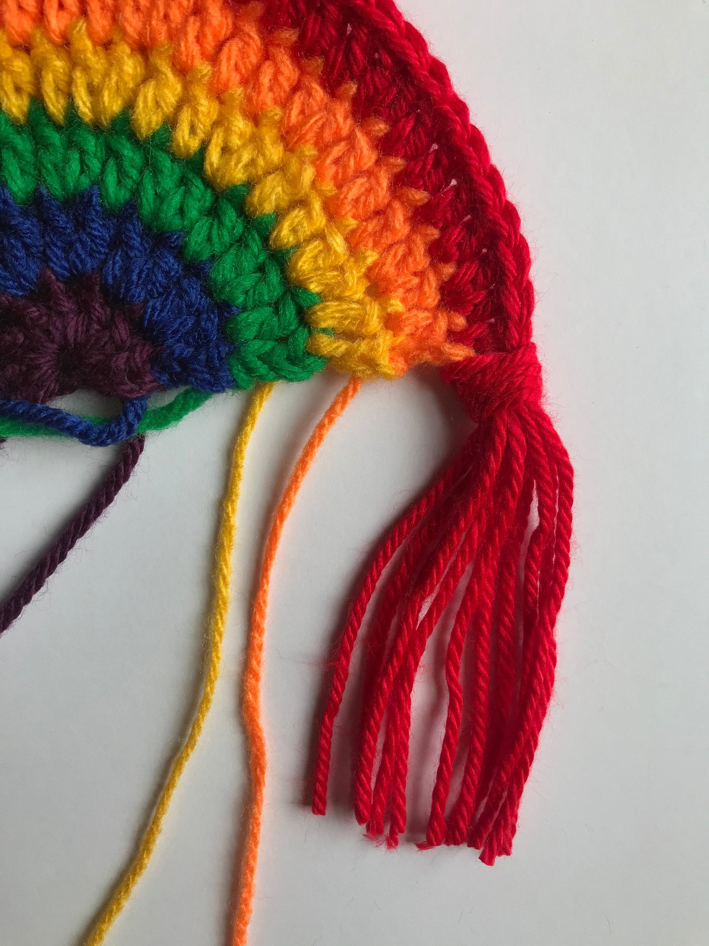 Rainbow Crochet Pattern, Pride Decor, Beginner Friendly (PDF Download)