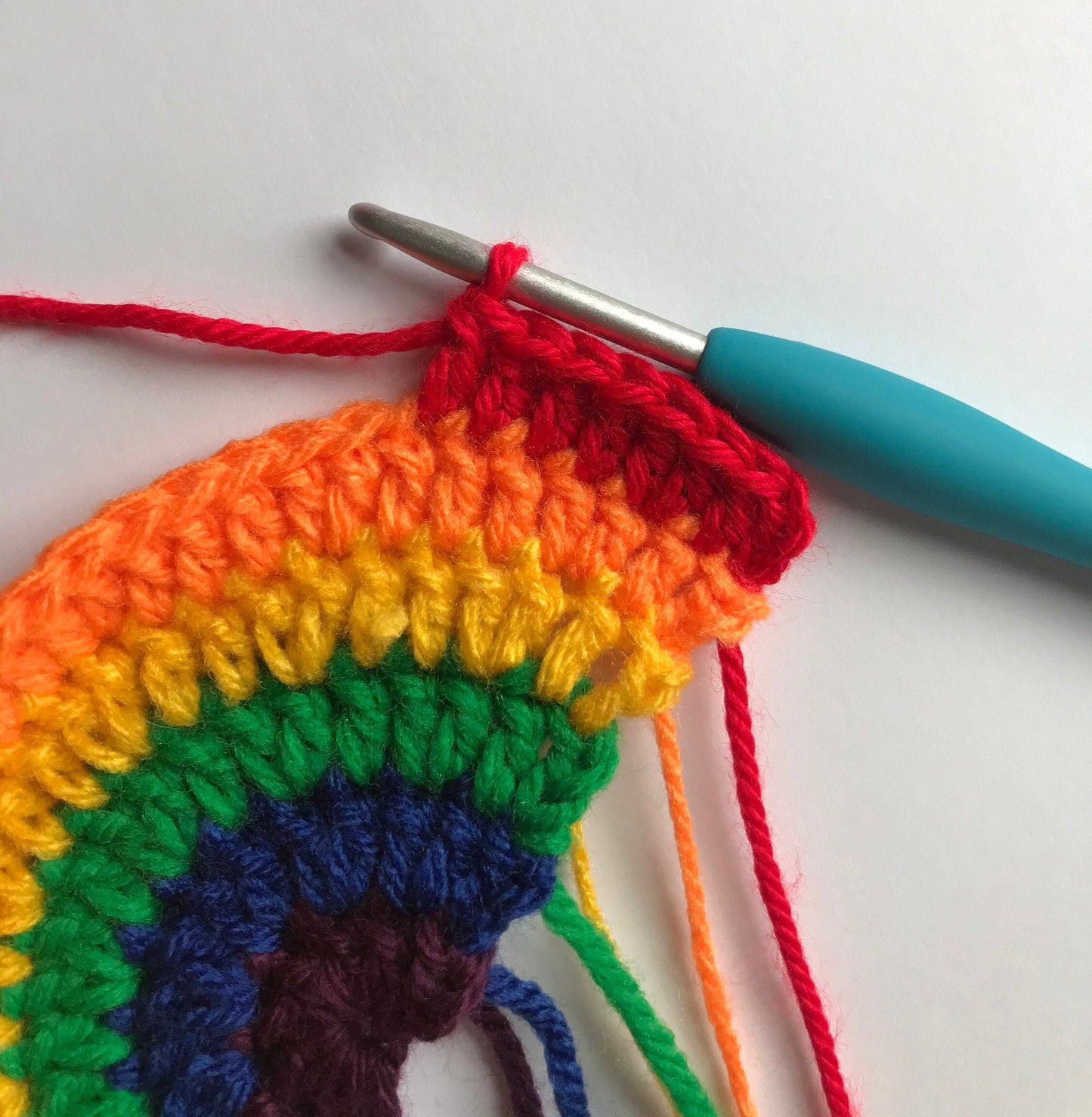 Rainbow Crochet Pattern, Pride Decor, Beginner Friendly (PDF Download)