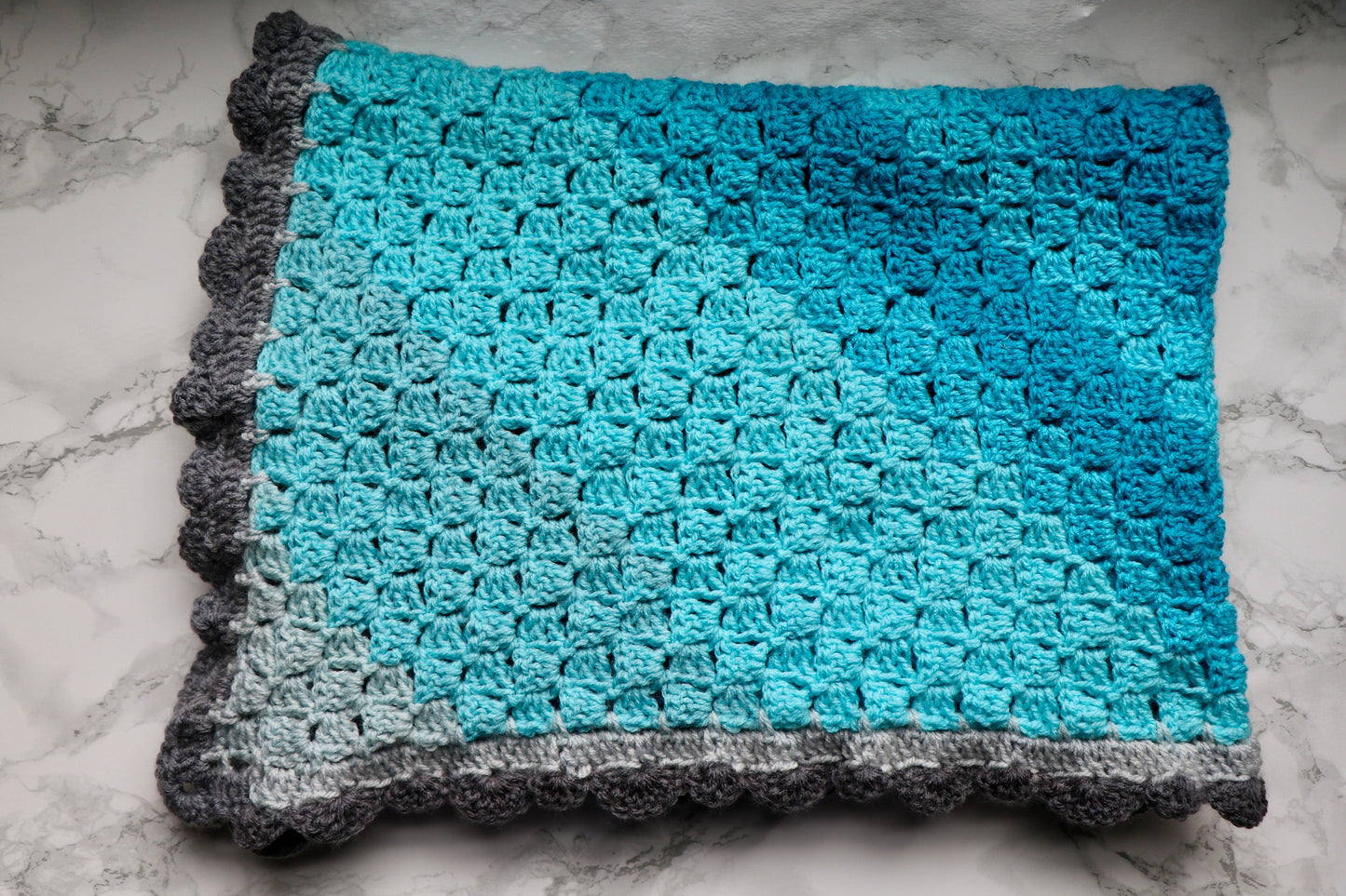 Crochet C2C Blanket Border Pattern - Easy Beginner Tutorial (PDF Download)