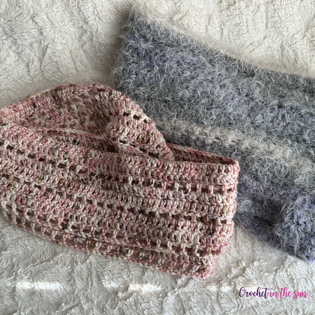 Crochet Scarf Pattern, Easy One Skein Infinity Scarf (PDF Download)