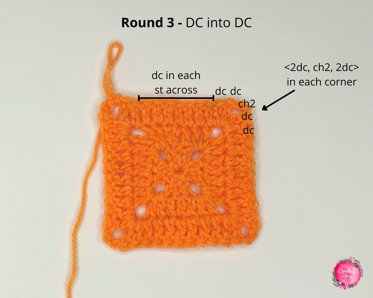 Double Crochet Blanket Pattern, Colorful crochet blanket (PDF Download)