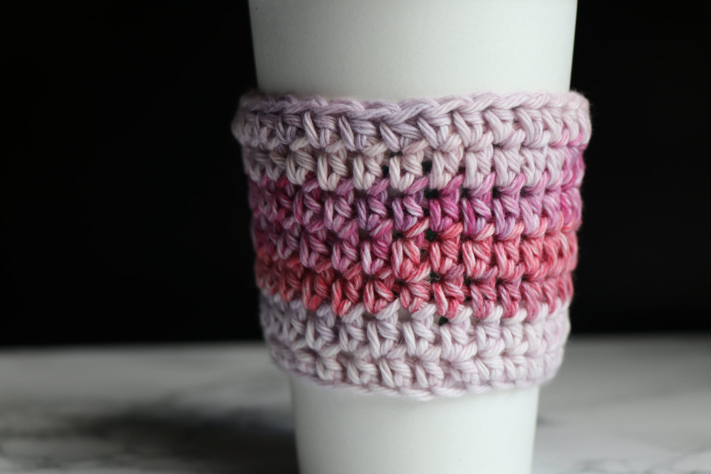 Crochet Cup Cozy Pattern, Easy 30-Minute Beginner Project (PDF Download)