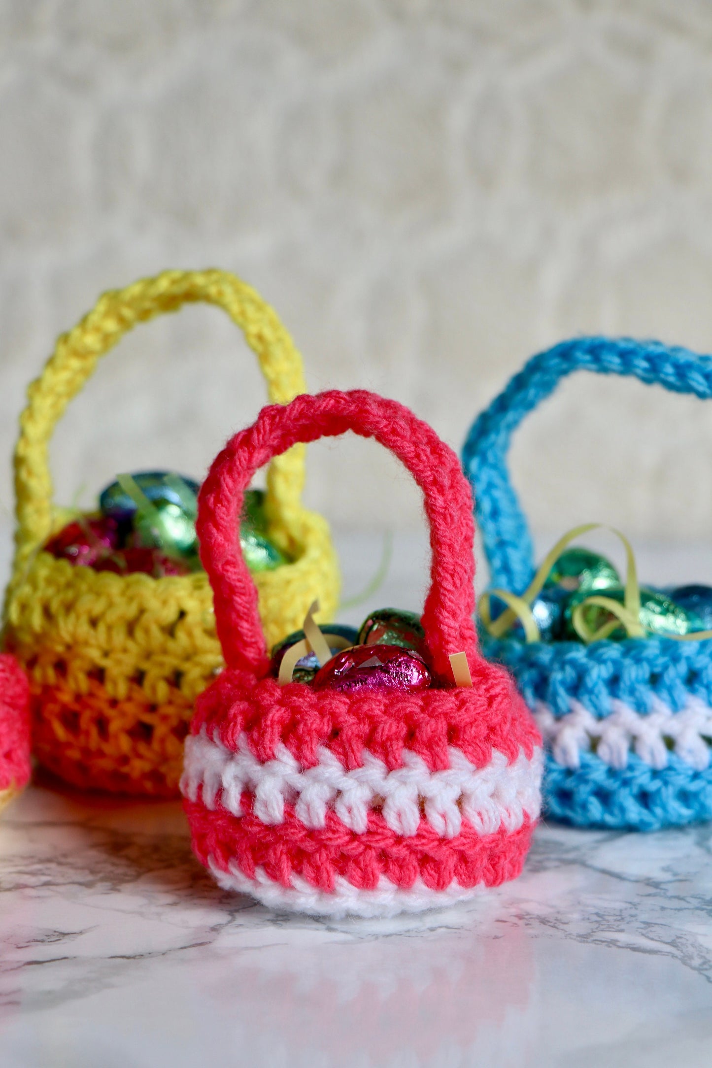 20 minute crochet easter basket, Mini Easter Basket Pattern (PDF Download)