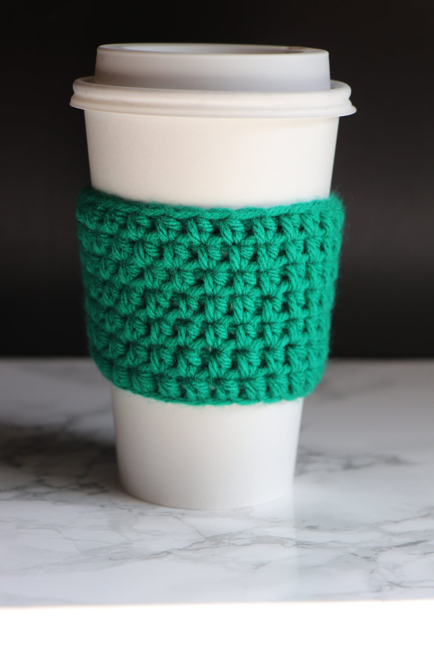Crochet Cup Cozy Pattern, Easy 30-Minute Beginner Project (PDF Download)